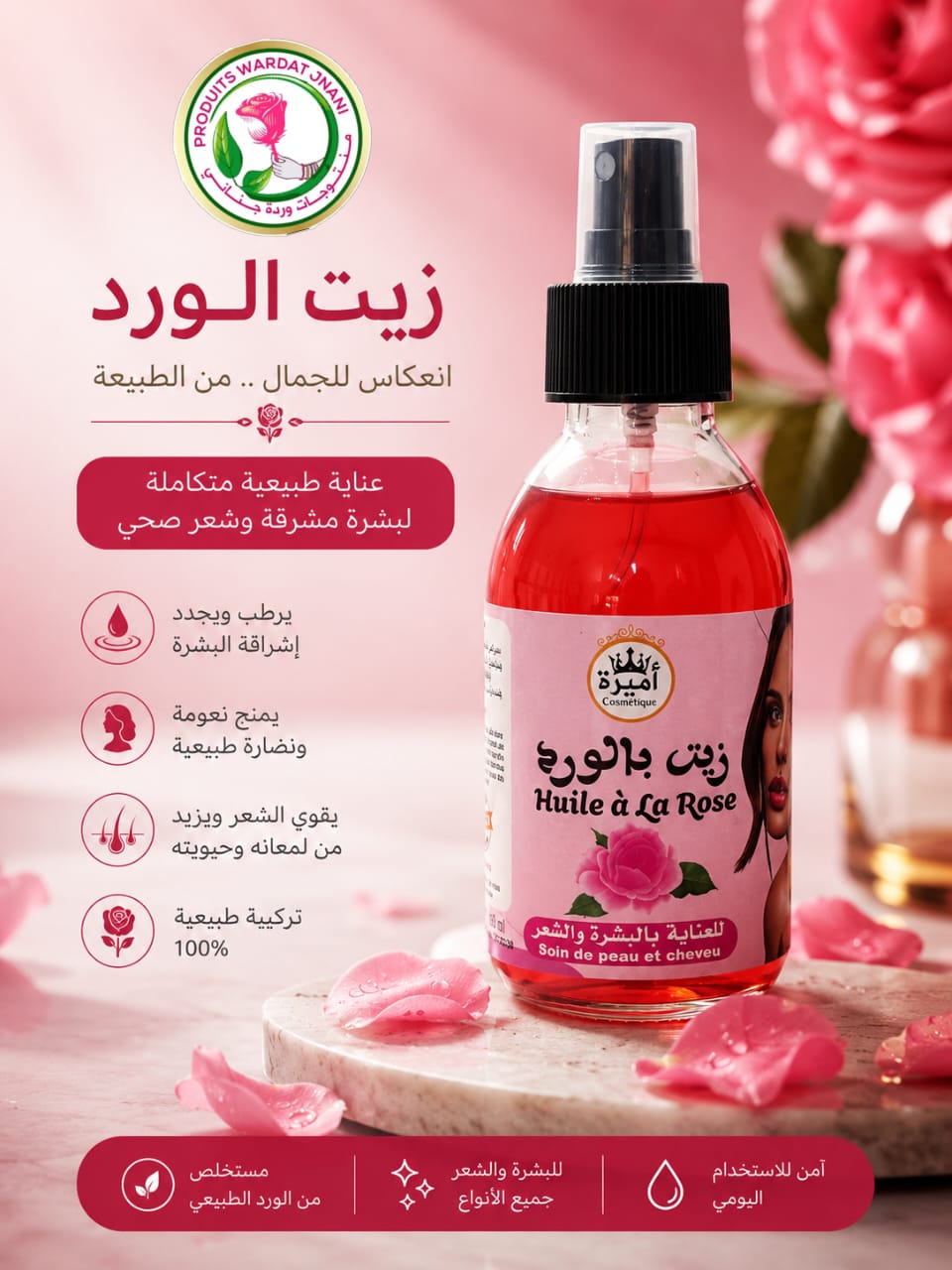 زيت بالورد – 125 مل