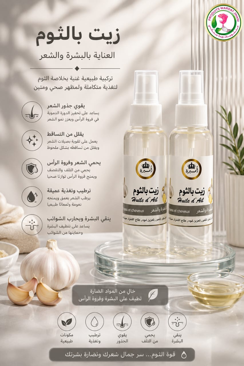 زيت بالثوم –60ml
